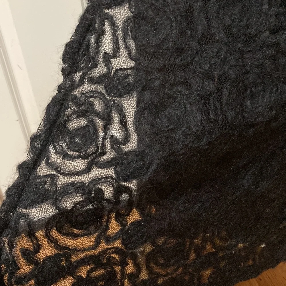 MaxMara Black Wrap MIDI Skirt - Picture 4 of 5